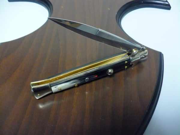 Pick lock - frank beltrame -Limited Edition 089/2024 -Italian stiletto -pugnale 28cm- corno di bufalo brasiliano - FB 28/09B - 2