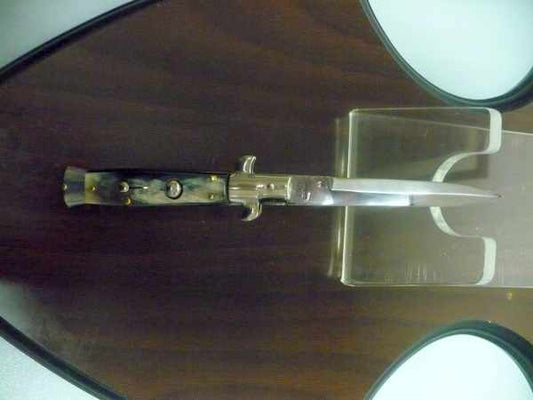 Picklock -Italian stiletto -pugnale 18cm- corno di bufalo - 4