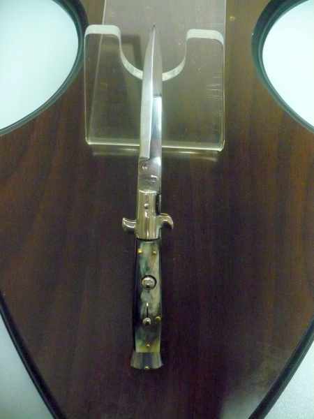 Picklock -Italian stiletto -pugnale 18cm- corno di bufalo - 4