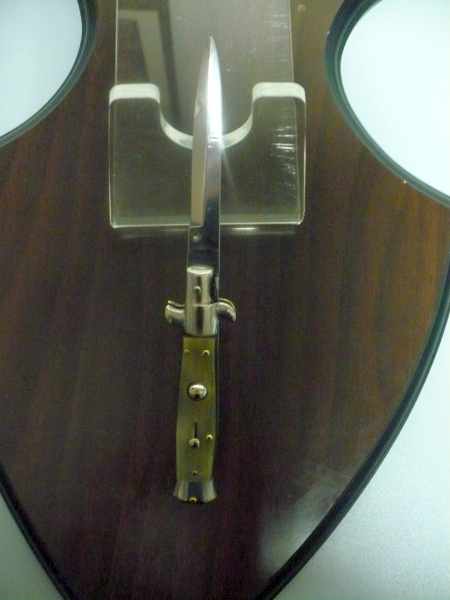 Picklock -Italian stiletto -pugnale 18cm- corno di bufalo - 5