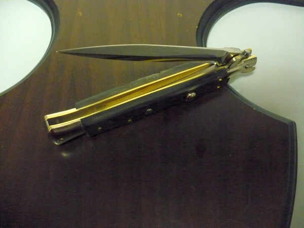 Picklock - Frank Beltrame - Italian stiletto -pugnale 28 cm, lama dagger, corno di ariete FB  P28/63 - 8