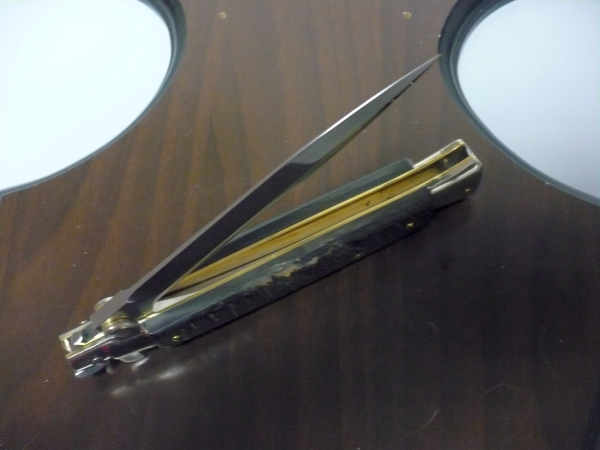 Picklock - Frank Beltrame - Italian stiletto -pugnale 28 cm, lama dagger, corno di ariete FB  P28/63 - 8