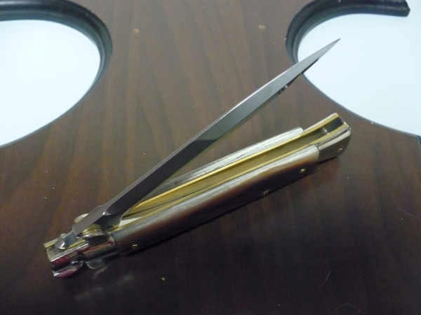 Picklock - Frank Beltrame - Italian stiletto -pugnale 28 cm, lama dagger- corno di bufalo brasiliano FB  P28/09 - 5