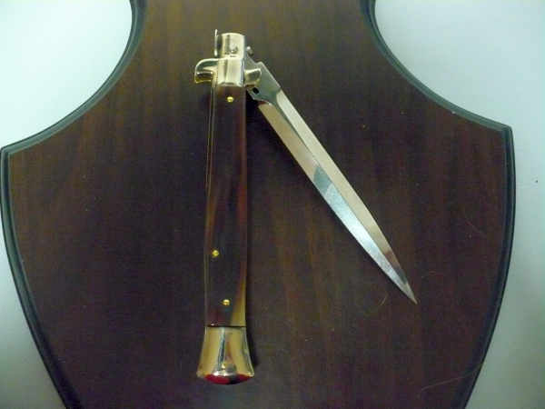 Picklock - Frank Beltrame - Italian stiletto -pugnale 28 cm, lama dagger- corno di bufalo brasiliano FB  P28/09 - 5