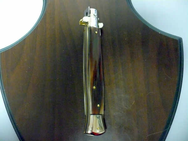 Picklock - Frank Beltrame - Italian stiletto -pugnale 28 cm, lama dagger- corno di bufalo brasiliano FB  P28/09 - 5