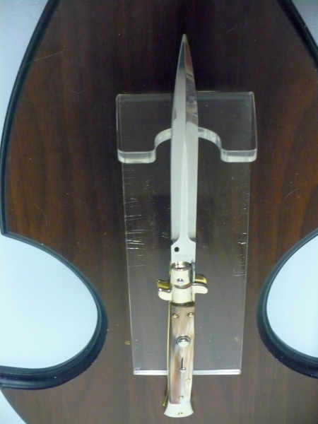 Picklock - Frank Beltrame - Italian stiletto -pugnale 28 cm, lama dagger- corno di bufalo brasiliano FB  P28/09 - 5