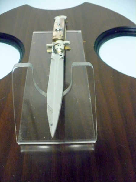 Picklock - Frank Beltrame - Italian stiletto -pugnale 28 cm, lama dagger- corno di bufalo brasiliano FB  P28/09 - 5