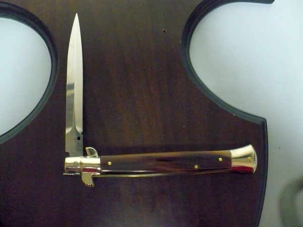 Picklock - Frank Beltrame - Italian stiletto -pugnale 28 cm, lama dagger- corno di bufalo brasiliano FB  P28/09 - 5
