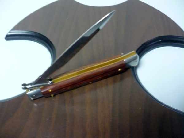 Swinguard Frank Beltrame - italian stiletto 28 cm -legno di cocobolo, lama dagger - FB 550/83D - 4