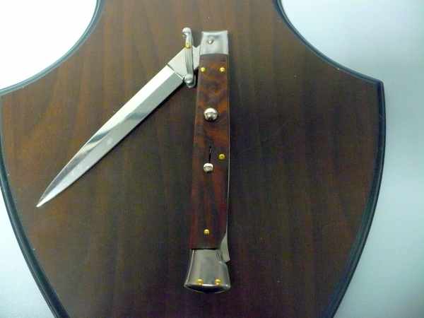 Swinguard Frank Beltrame - italian stiletto 28 cm -legno di cocobolo, lama dagger - FB 550/83D - 4