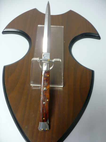 Swinguard Frank Beltrame - italian stiletto 28 cm -legno di cocobolo, lama dagger - FB 550/83D - 4