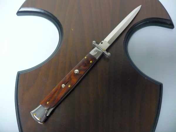 Swinguard Frank Beltrame - italian stiletto 28 cm -legno di cocobolo, lama dagger - FB 550/83D - 4