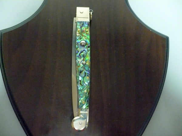 Siciliano A.G.A. Campolin- sicilian fighting - italian stiletto 30 cm - abalone