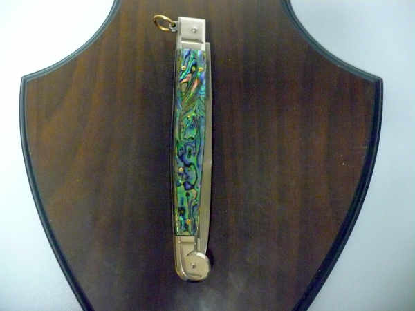 Siciliano A.G.A. Campolin- sicilian fighting - italian stiletto 30 cm - abalone