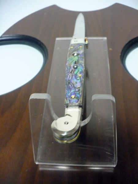 Siciliano A.G.A. Campolin- sicilian fighting - italian stiletto 30 cm - abalone