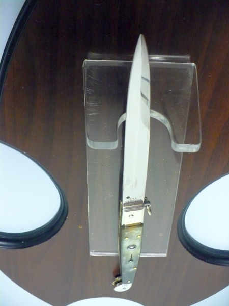 Siciliano A.G.A. Campolin sicilian fighting - italian stiletto 30 cm - brazilian buffalo horn - 1