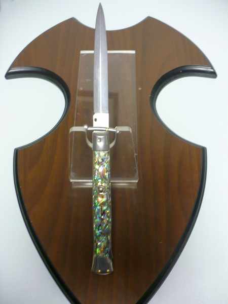Swinguard Frank Beltrame - italian stiletto 28 cm - abalone - dagger -  FB 550/96D