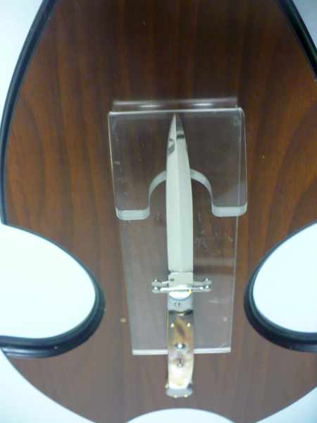Swinguard Frank Beltrame - italian stiletto 28 cm -bufalo chiaro, lama dagger- FB 550/48D- 6
